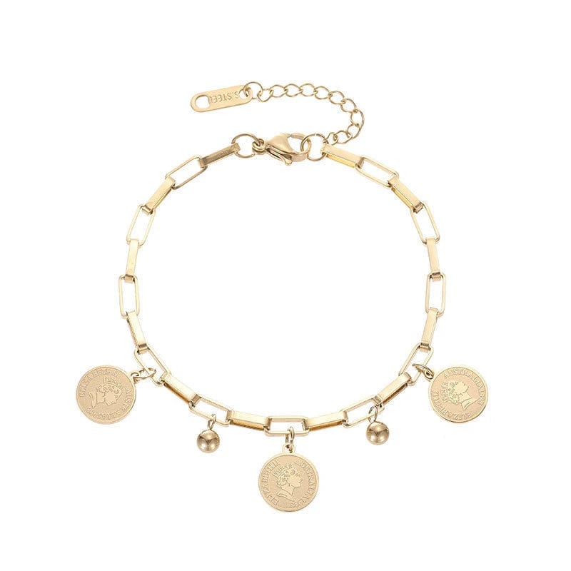 Bracelet avec pieces d&#39;or