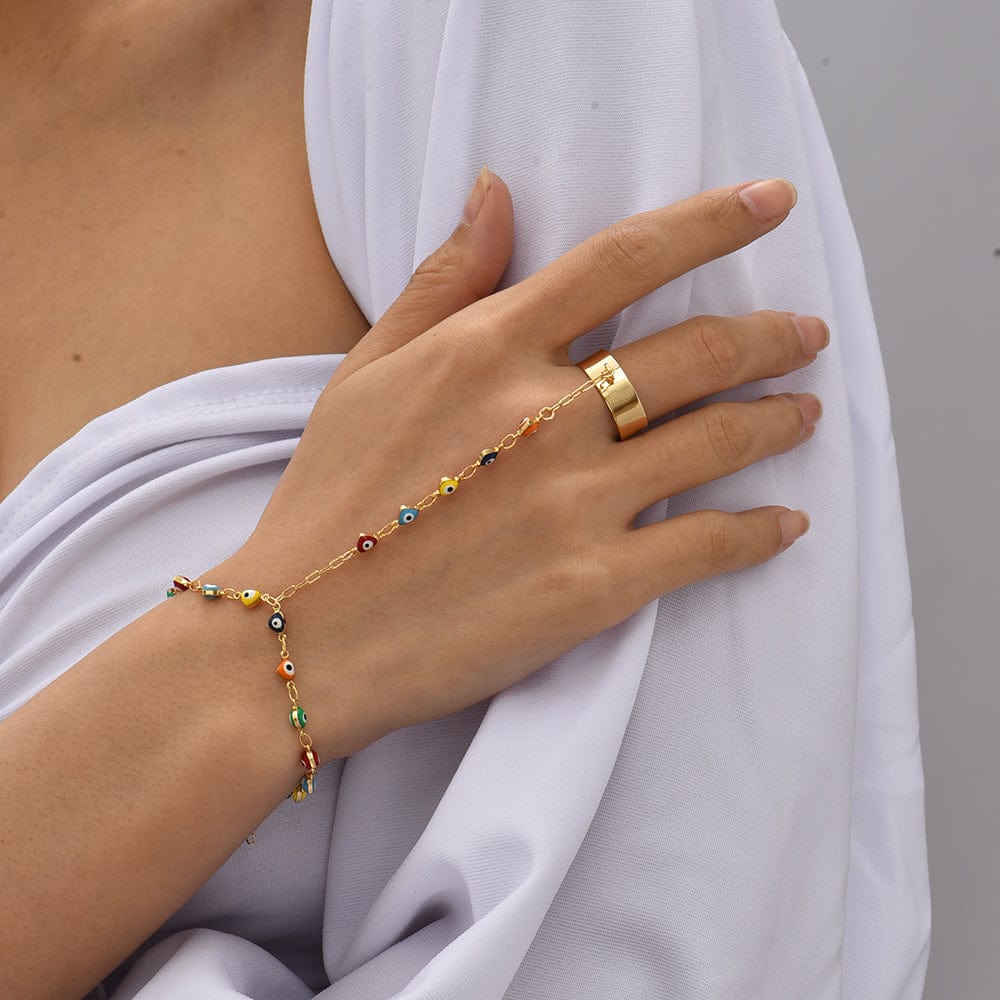 Bracelet Bague Plaqué Or