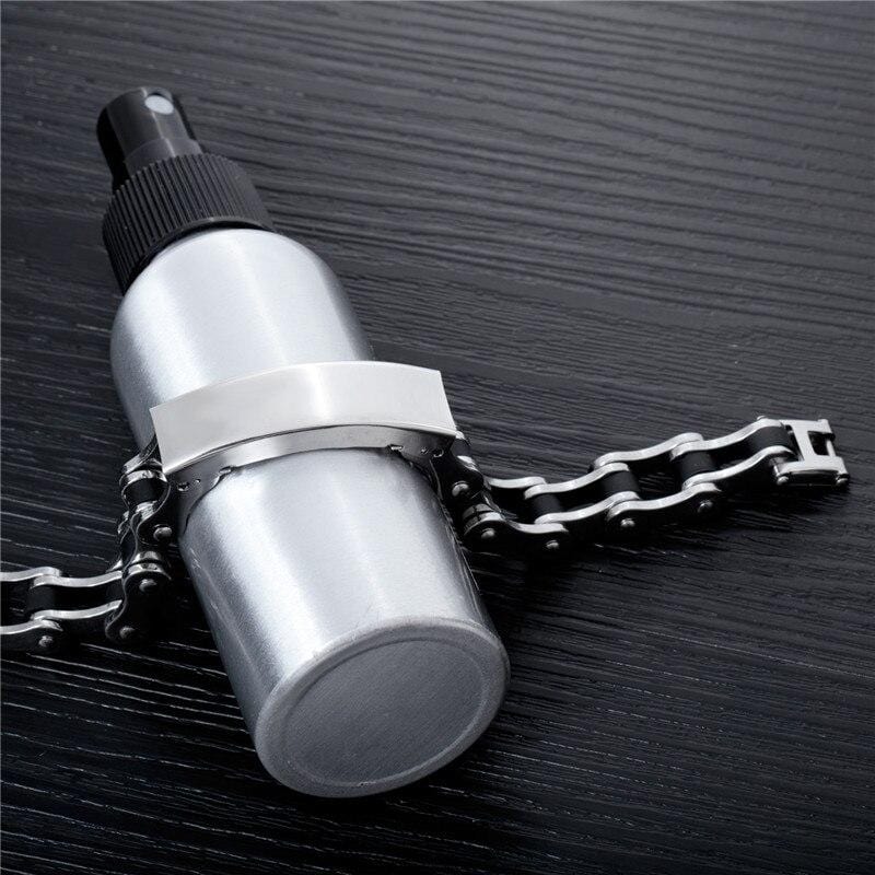 Bracelet Chaîne de Moto Bijou Biker en Acier