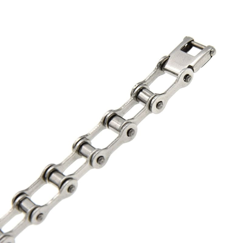 Bracelet chaine de vélo acier vieilli