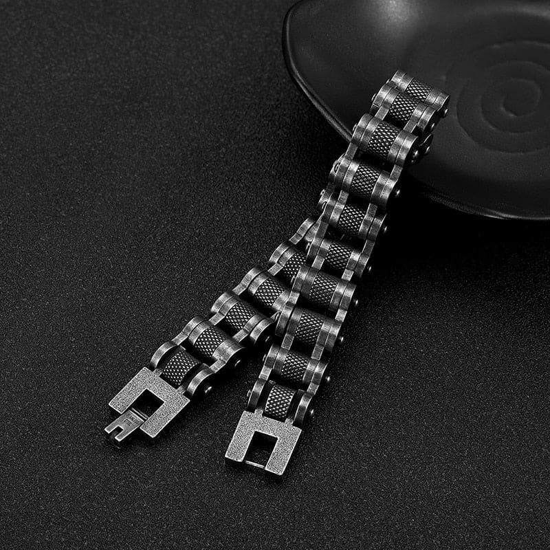 Bracelet chaine noir