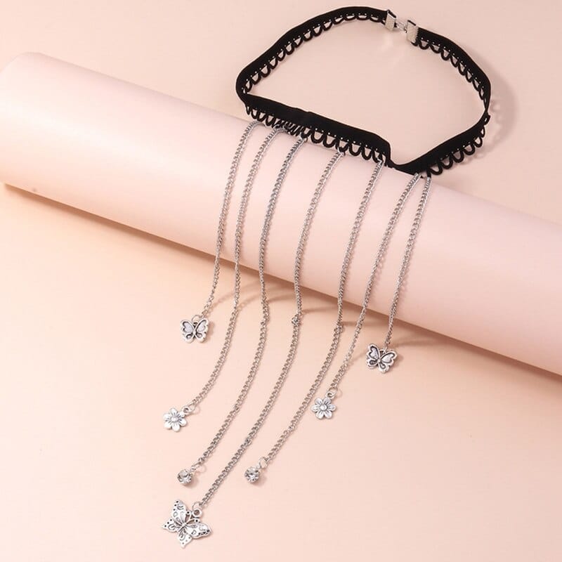 Bracelet de jambe papillons