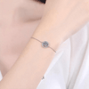 Bracelet femme argent fin diamant