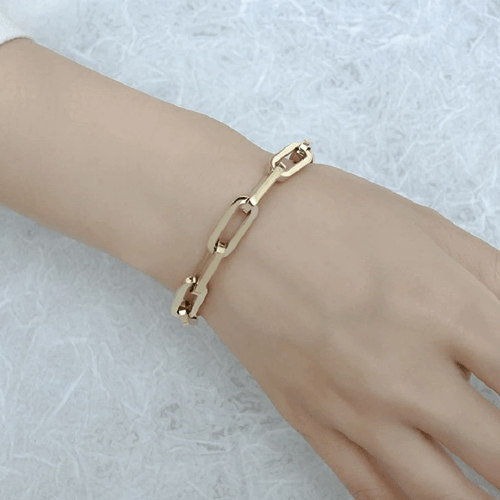 Bracelet maillon rectangle
