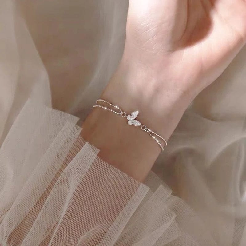 Bracelet papillon femme