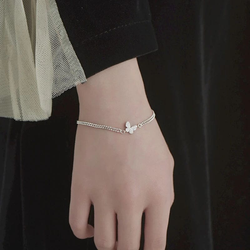 Bracelet papillon femme