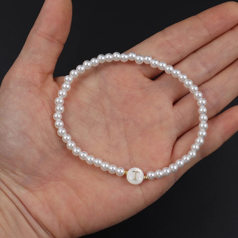 Bracelet perle initiale