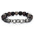 Bracelet Tête de Mort Vintage en Perles Homme