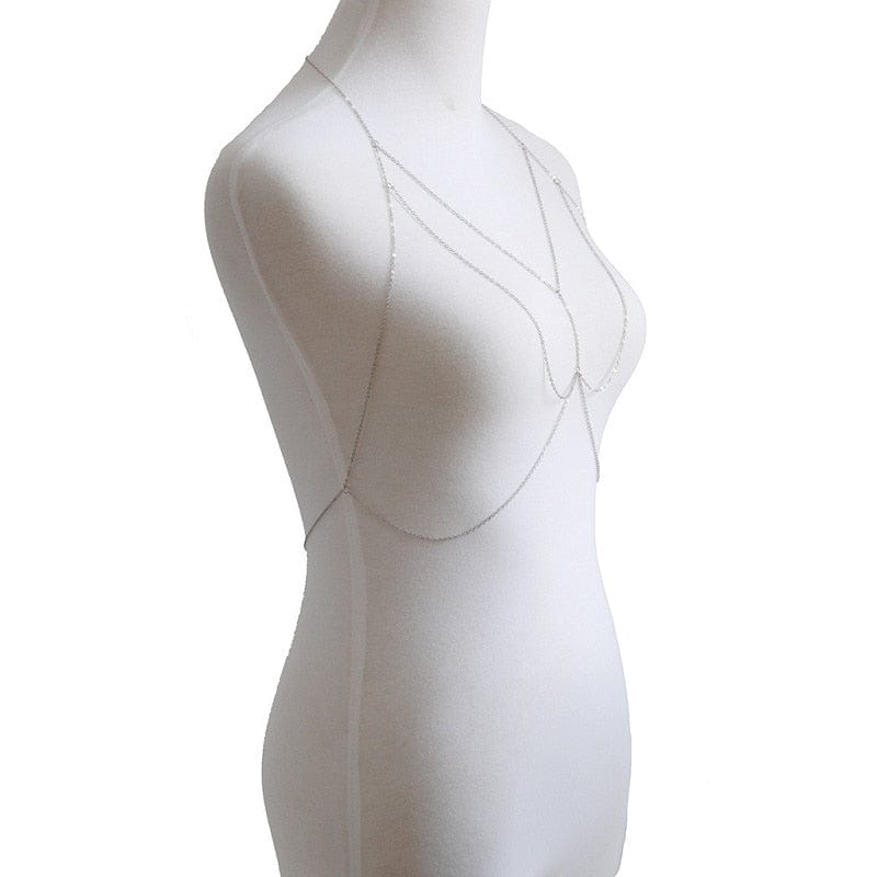 Bralette Chaine Or ou Argent - Ellie