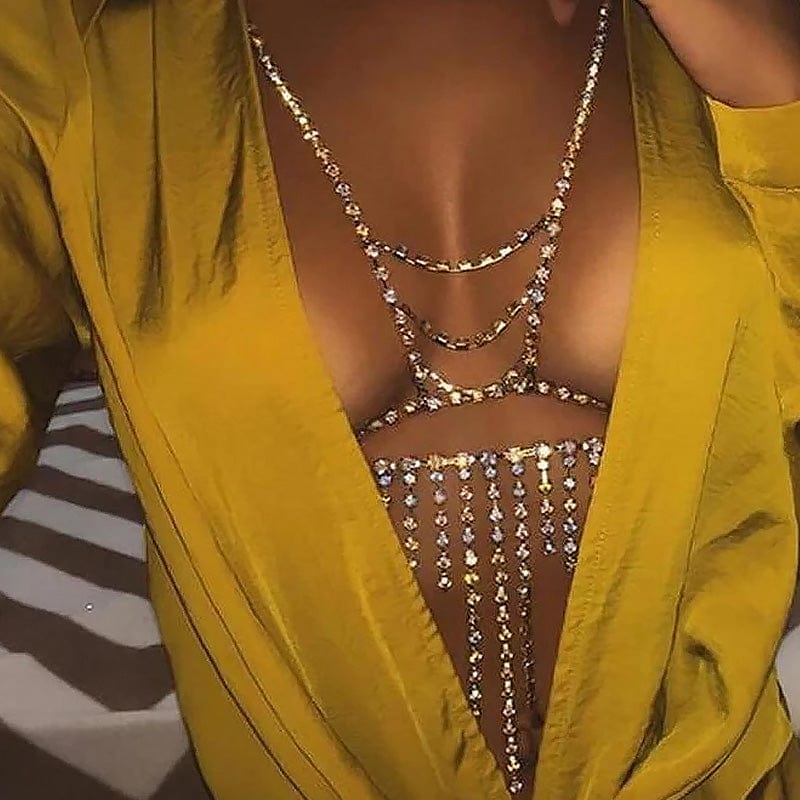 Chaîne de buste strass