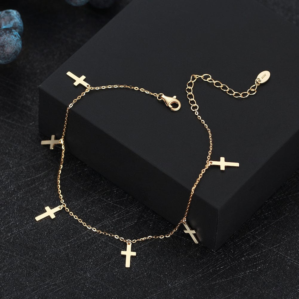 Chaine de cheville croix