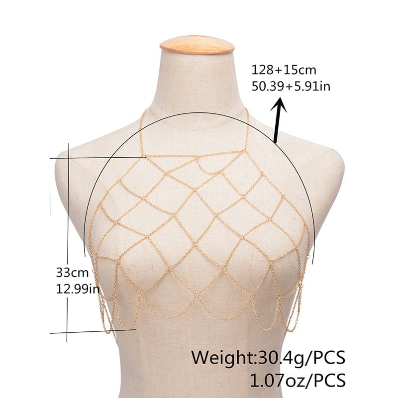 Chaine de Corps Bralette en Mailles - Lison