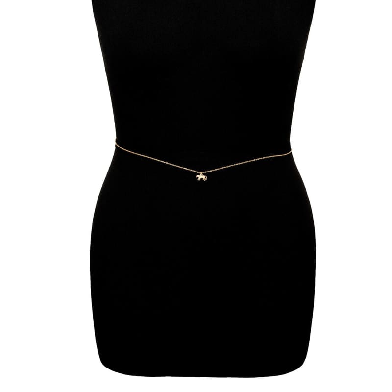 Chaine de taille avec petit animal