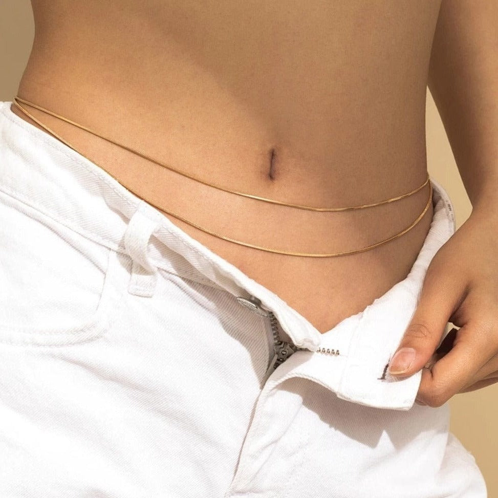 Chaine de ventre en or