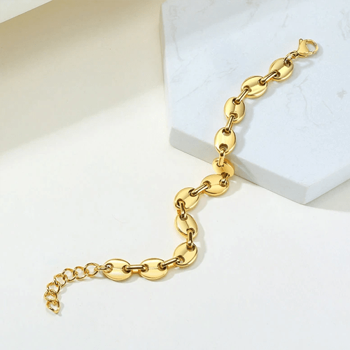 Chaine grain de café bracelet