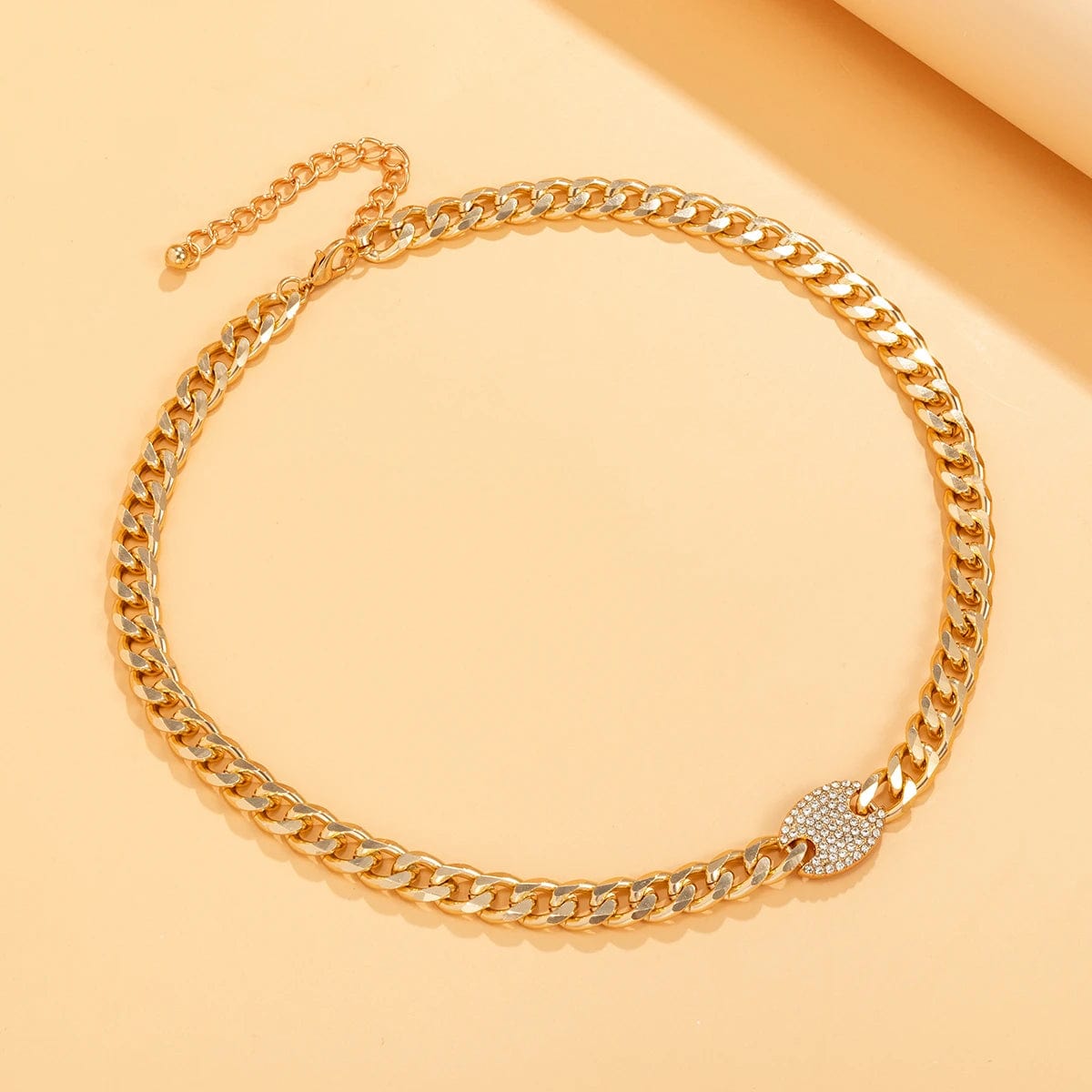 Chaine maillon collier graine de café