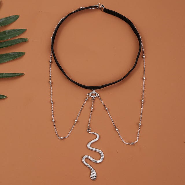 Collier cuisse serpent