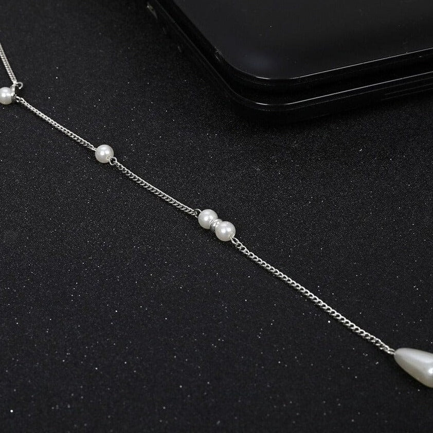 Collier de dos perle mariage
