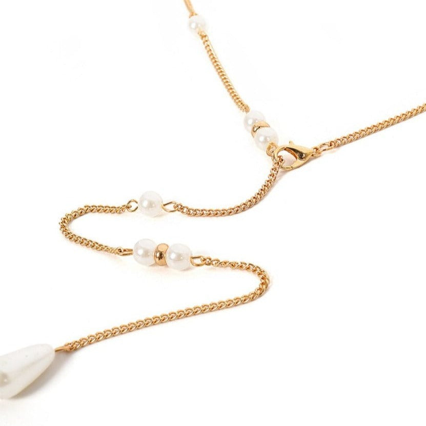 Collier de dos perle mariage