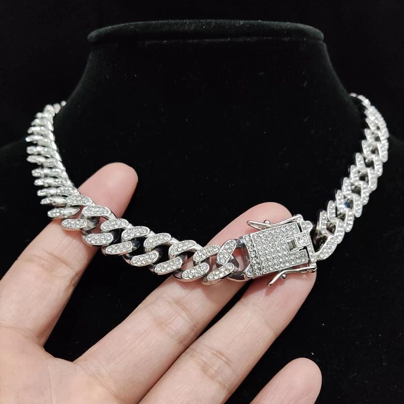 Collier diamant homme hip hop