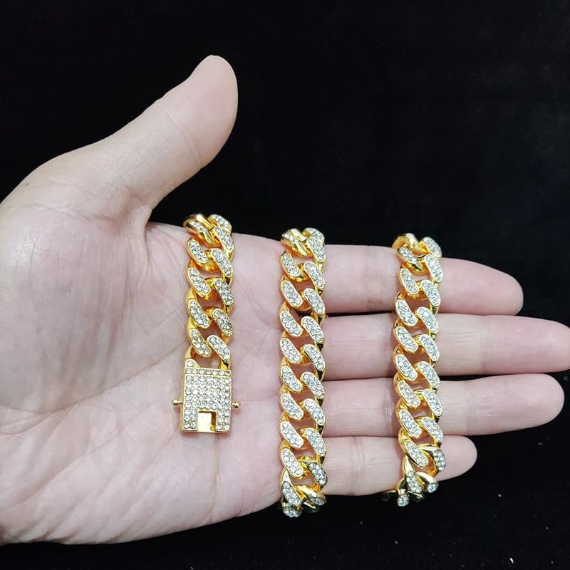 Collier diamant homme hip hop