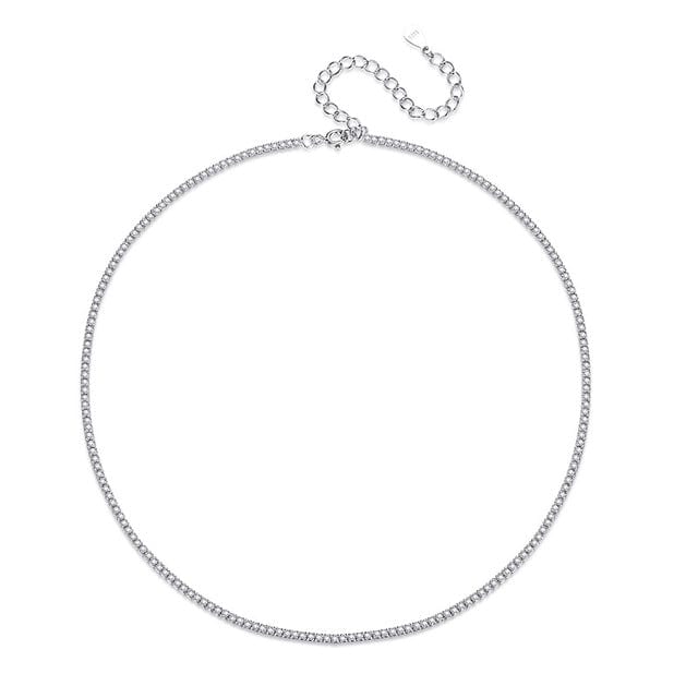 Collier diamant ras de cou
