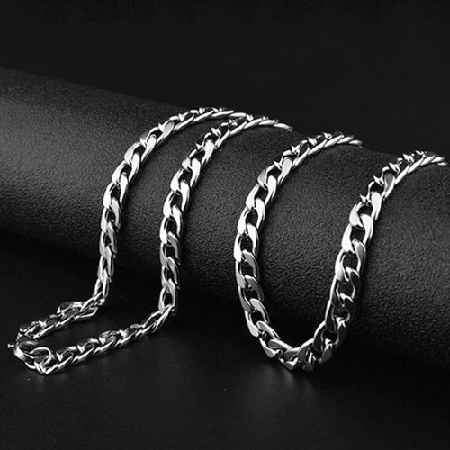 Collier grosse chaine argent