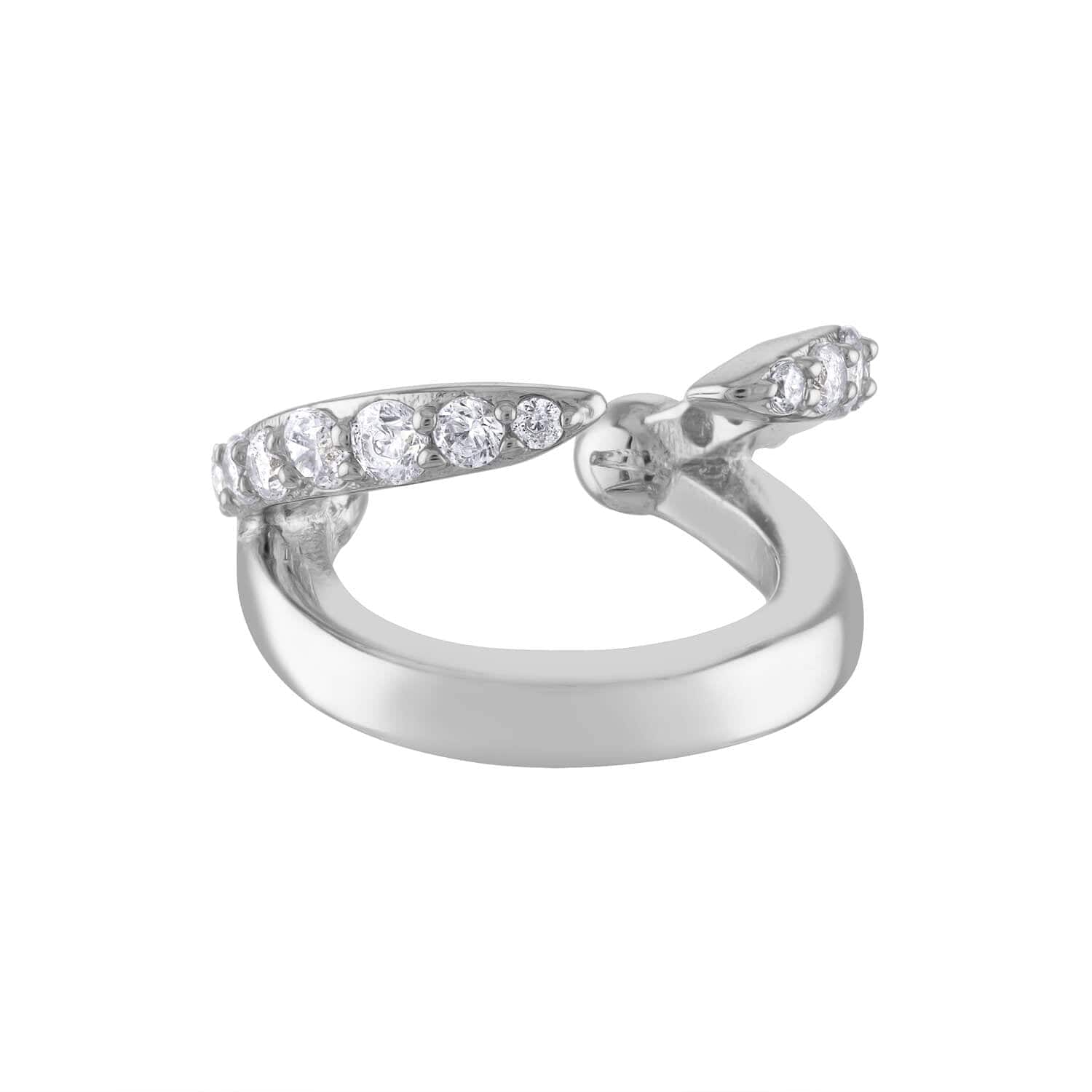 Rebel Ear Cuff in Sterling Silver